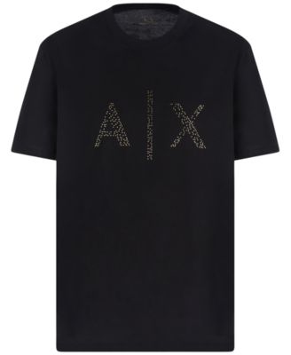 Мужская футболка AX Armani Exchange с логотипом Armani Exchange на шпильке 12990₽