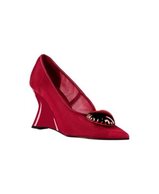 Женские туфли-лодочки на танкетке с сердечком от Кэти Перри