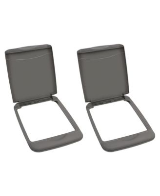 Сменная крышка для мусорного ведра Rev-A-Shelf 35 Qt, серая, RV-35-LID-13-1-40 (2 упаковки)