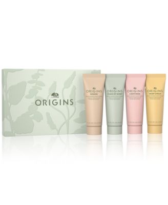 Origins, 4 шт. Набор увлажняющих кремов для рук Essentials