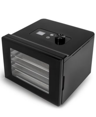 Цифровой дегидратор для пищевых продуктов Elite Cuisine с 4 лотками из нержавеющей стали