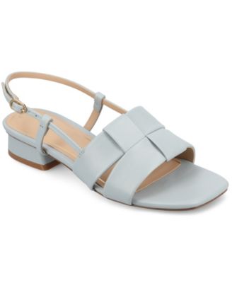 Женские босоножки на плоской подошве с ремешком на плоской подошве Tabatha из коллекции Journee Collection, синие