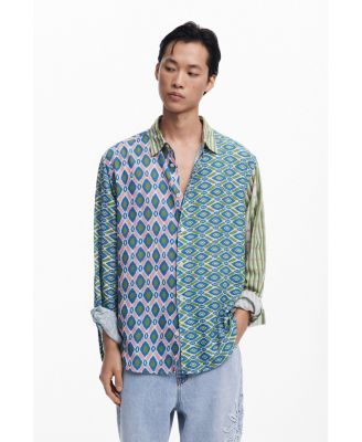 Мужская жаккардовая рубашка Desigual с длинным рукавом
