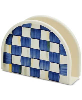 Эмалированная подставка для салфеток Mackenzie-Childs Royal в клетку