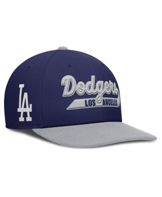 Мужская бейсболка Nike Pro Performance Snapback от Los Angeles Dodgers темно-серого цвета от Nike