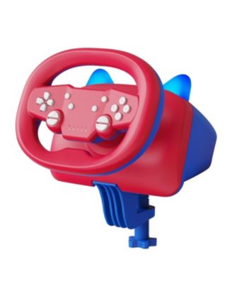 КРАСНЫЙ Беспроводной игровой контроллер гоночного рулевого колеса для Switch PS3 PS4 PC и планшетов красный