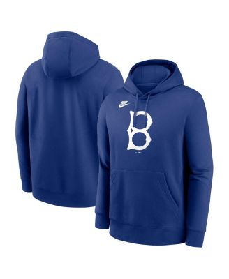 Мужская толстовка-пуловер с логотипом Nike Royal Brooklyn Dodgers Cooperstown Collection Club