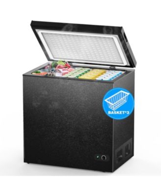 Морозильная камера-ларь объемом 7,0 кубических футов — Съемная корзина, Нижний слив для размораживания, Открывающийся сверху, Регулируемая морозильная камера с 7 термостатами для дома или квартиры