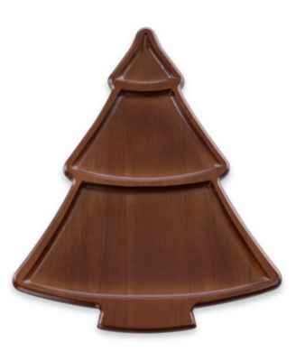 Сервировочный поднос с секционированной рождественской елкой Toscana