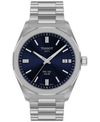 Мужские часы Tissot PRC 100 солнечные 39 мм, сталь