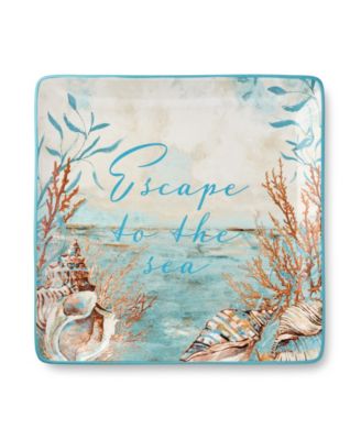 Сертифицированное международное блюдо Escape to the Sea Square