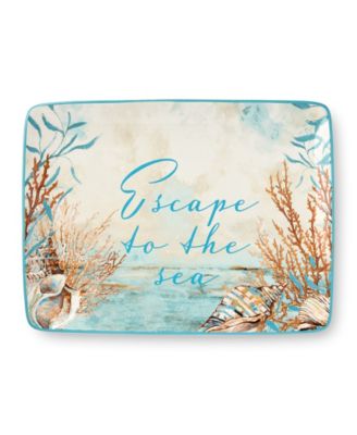 Прямоугольное блюдо с международным сертификатом 