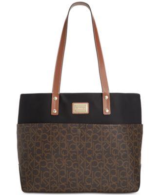 macy's calvin klein clearance purses