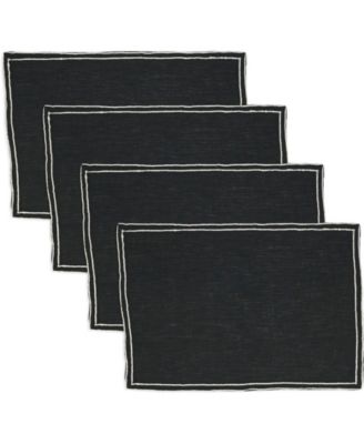 Салфетки с двойной вышивкой Saro Lifestyle, 14 x 20 дюймов