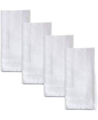 Дамасские хлопчатобумажные салфетки Saro Lifestyle с атласной отделкой, 20 x 20 дюймов