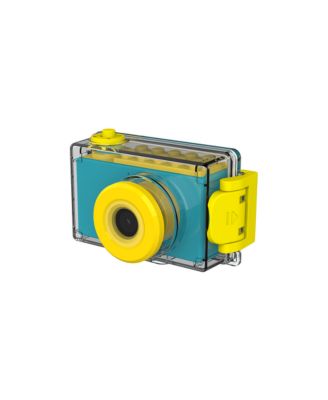 Детская экшн-камера myFirst Camera 2 (синяя) с водонепроницаемым и противоударным корпусом IPX8, видео 1080p, фото 8 МП, Крепление для штатива, Экшн-камера для плавания, Подарок для мальчика и девочки в возрасте от 3 до 12 лет, синяя