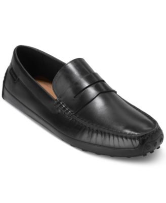 Мужские мокасины Cole Haan Davies Grand Slip On для вождения черного цвета