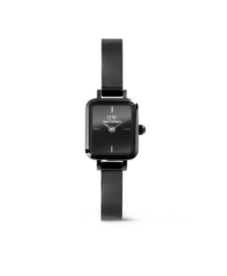 Женские аналоговые часы Daniel Wellington из нержавеющей стали черного цвета, 16 мм