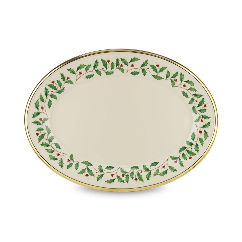 Lenox Holiday Oval Platter, 16