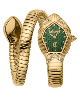 Женские золотые часы-браслет из нержавеющей стали Just Cavalli, золото 34 мм
