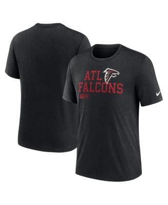 Мужская черная футболка Nike Atlanta Falcons Overlap Lockup Tri-Blend от Nike