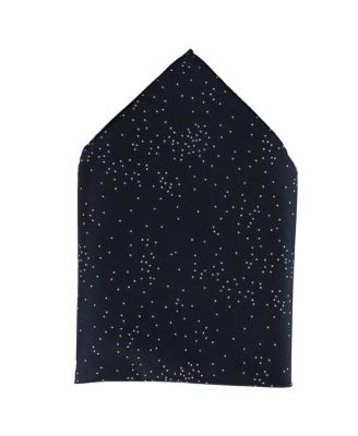 Шелковый карманный платок TRAFALGAR Men's Mystere Metallic Star Light 12 x 12