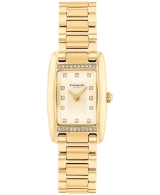 Женские часы-браслет COACH Reese Gold Tone из нержавеющей стали, 20 мм