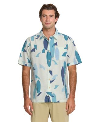 Мужская тканая рубашка Boardo от Quiksilver Waterman синего цвета