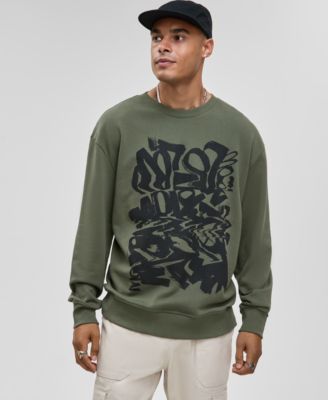 Мужская толстовка свободного кроя с рисунком Scribble Mode of One, эксклюзивная модель Macy's