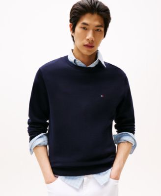 Незаменимый мужской свитер с круглым вырезом от Tommy Hilfiger