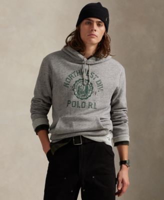 Мужская флисовая толстовка Polo Ralph Lauren с графическим принтом