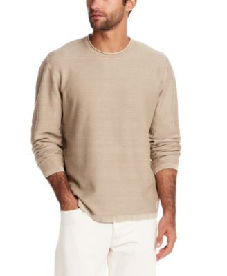 Защищающий от непогоды винтажный мужской свитер с круглым вырезом из каменной ваты