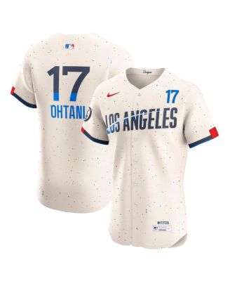 Мужская футболка Nike Shohei Ohtani кремового цвета Los Angeles Dodgers City Connect Elite