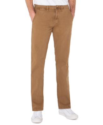 Мужские свободные прямые брюки Liverpool Los Angeles коричневого цвета