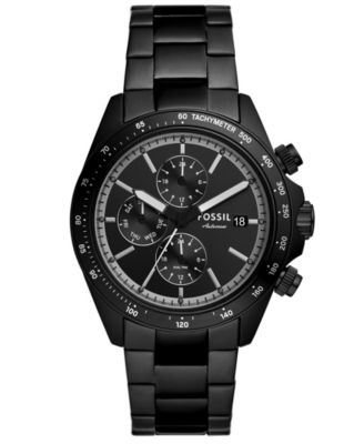 Многофункциональные мужские часы Fossil Autocross из нержавеющей стали черного цвета, 42 мм