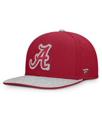 Мужская бейсболка Fanatics Crimson Alabama Crimson Tide Loden Snapback красная