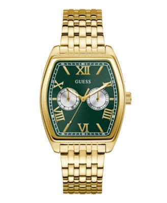 Мужские многофункциональные часы GUESS золотого цвета, 38 мм