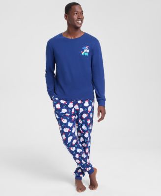 Семейный пижамный комплект Holiday Lane для мужчин в стиле Санта Клауса, созданный для Macy's