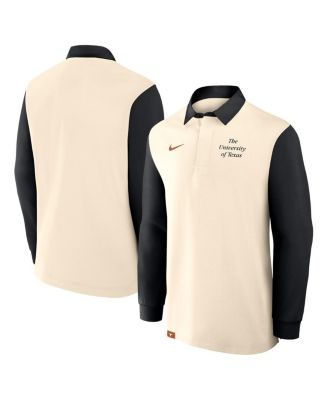 Мужская коричнево-черная футболка Nike Texas Longhorns для регби с длинным рукавом multi