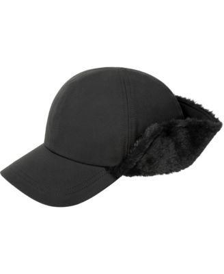Бейсбольный мяч Kangol с откидным верхом черного цвета