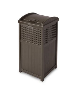 Уличный мусорный бак Suncast GHW1732 Trashcan Hideaway объемом 33 галлона, коричневый