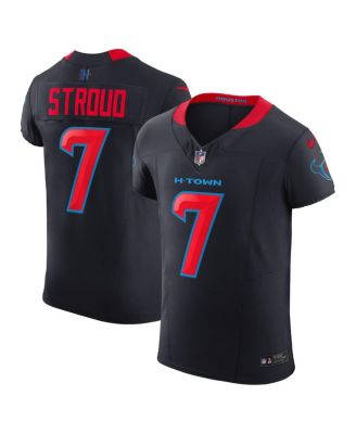 Мужская футболка Nike C.J. Stroud Navy Houston Texans Alternate 2 Vapor F.U.S.E. Elite