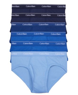 Мужские хлопковые трусы Calvin Klein в бонусной упаковке 5+1 Нижнее белье