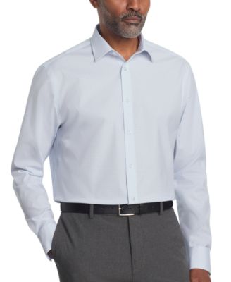 Мужская рубашка из изысканного хлопка-стрейча обычного кроя от Calvin Klein