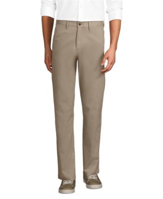 Мужские сногсшибательные брюки-чино спортивного покроя из Лэндс-Энда