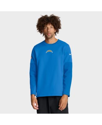 Мужская футболка с длинным рукавом Nike Powder Blue Los Angeles Chargers Sideline с надписью Win Performance