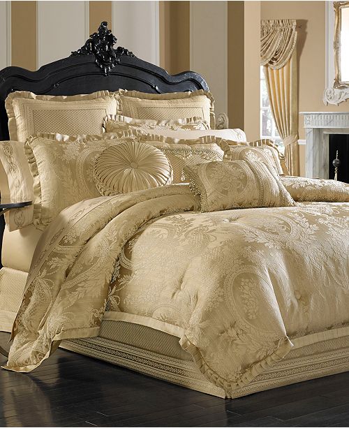 J Queen New York Napoleon Gold 4 Pc Bedding Collection Reviews Bedding Collections Bed Bath Macy S