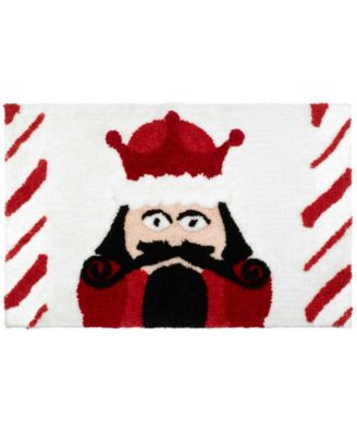 Коврик для ванной из полиэстера Avanti Peppermint Nutcracker, 30