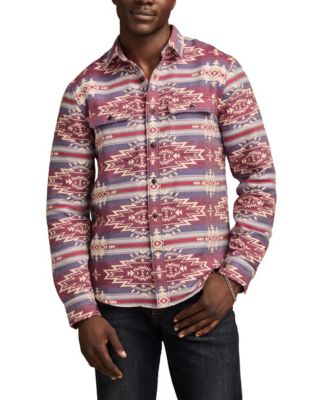 Мужская жаккардовая рубашка Humboldt с длинными рукавами от бренда Lucky Brand