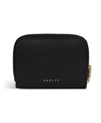 Кошелек Radley London из натуральной кожи среднего размера на молнии черного цвета